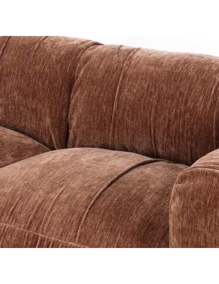 sofa stof moderne design brun stor bred flyder luksus