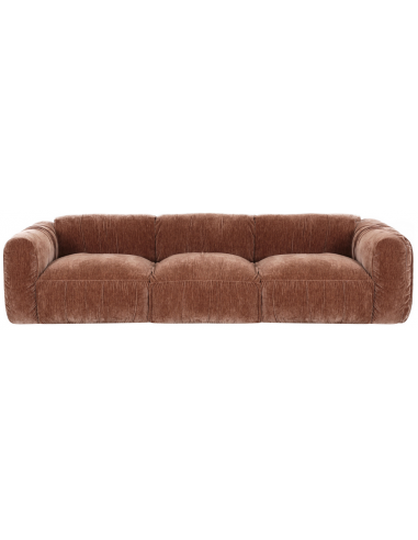 sofa stof moderne design brun stor bred flyder luksus