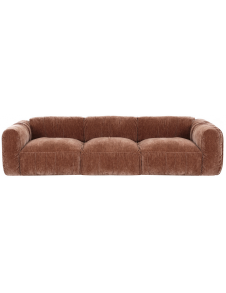 sofa stof moderne design brun stor bred flyder luksus