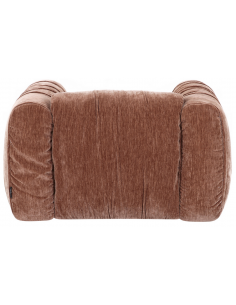 lænestol loungestol stof moderne design brun stor bred flyder luksus 2