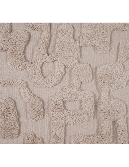 løst tæppe stue soveværelse beige richmond interiors design