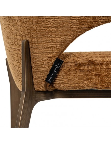 spisebordsstol armlæn stof moderne design