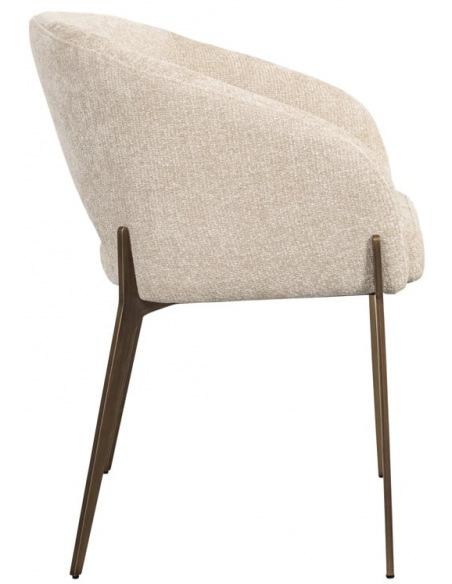 spisebordsstol armlæn stof moderne design