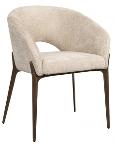 spisebordsstol armlæn stof moderne design