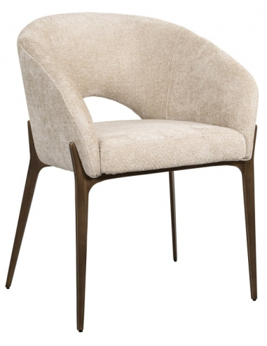 spisebordsstol armlæn stof moderne design