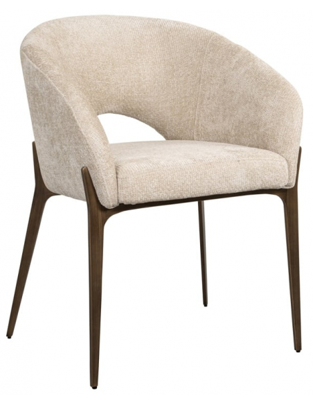 spisebordsstol armlæn stof moderne design