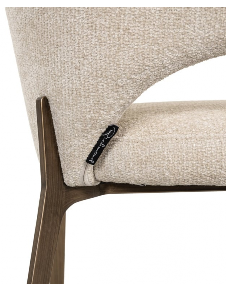 spisebordsstol armlæn stof moderne design