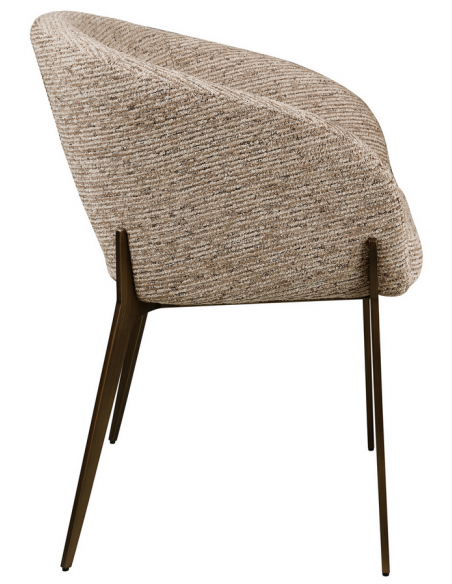 spisebordsstol armlæn stof moderne design