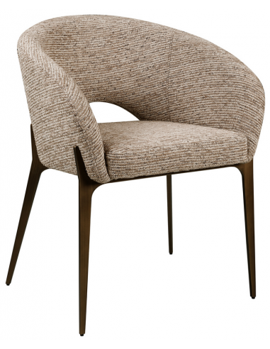 spisebordsstol armlæn stof moderne design