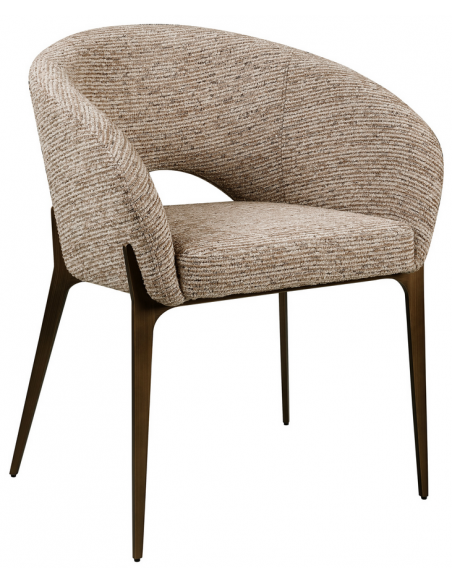 spisebordsstol armlæn stof moderne design