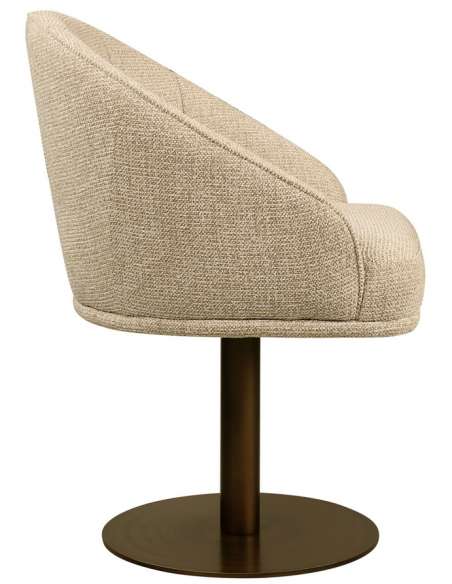 spisebordsstol armlæn stof moderne design drej drejefod drejefunktion