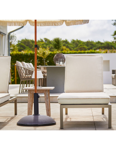 solseng solvogn havemøbler moderne design beige 2