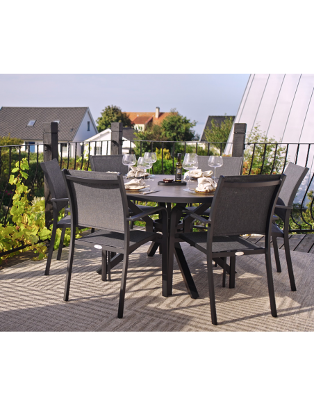 rundt havebord moderne design havemøbler udendørsindretning udendørsmøbler