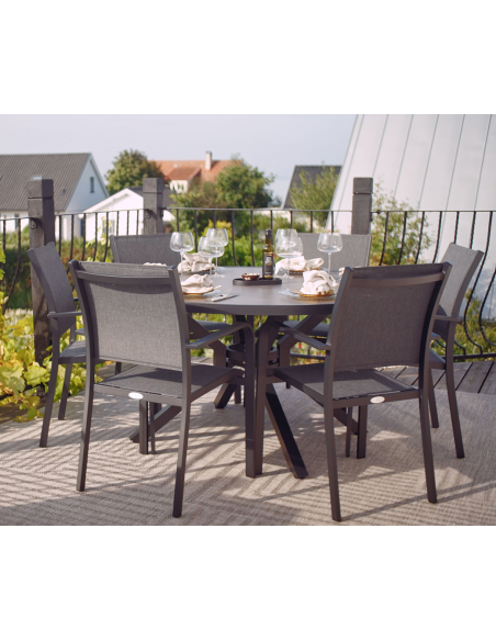 rundt havebord moderne design havemøbler udendørsindretning udendørsmøbler