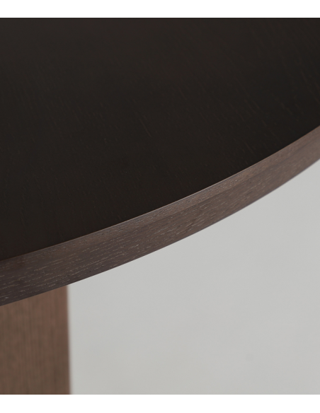 rundt spisebord træ moderne design 120