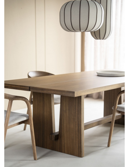 spisebord aflangt træ moderne design køkken alrum stuebord