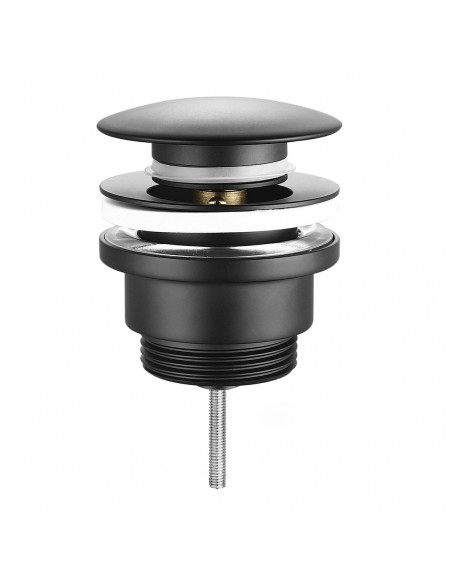 rund håndvask fritstående fristående vask gulvmonteret gulv badeværelse keramik sort