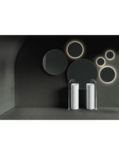 håndvask fritstående fristående vask gulvmonteret gulv badeværelse keramik hvid 2