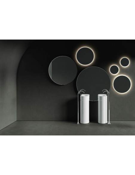 håndvask fritstående fristående vask gulvmonteret gulv badeværelse keramik hvid