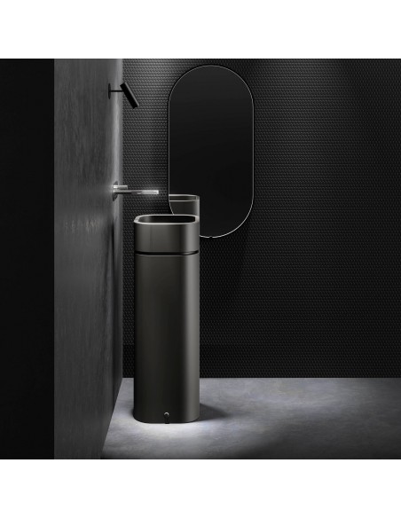 håndvask fritstående fristående vask gulvmonteret gulv badeværelse keramik