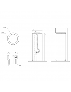 håndvask fritstående fristående vask gulvmonteret gulv badeværelse keramik 2