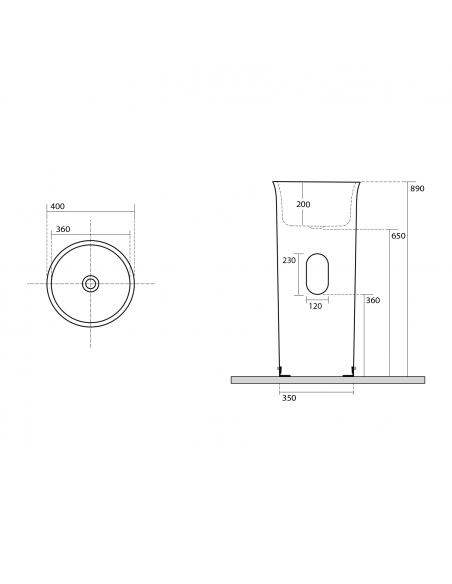 håndvask fritstående fristående vask gulvmonteret gulv badeværelse keramik hvid