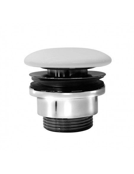 rund håndvask vask bordmonteret bordplade keramik badeværelse