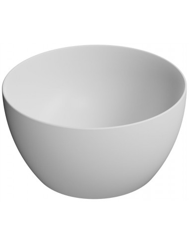 rund håndvask vask bordmonteret bordplade keramik badeværelse