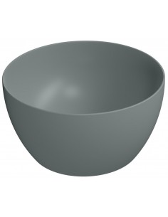 rund håndvask vask bordmonteret bordplade keramik badeværelse