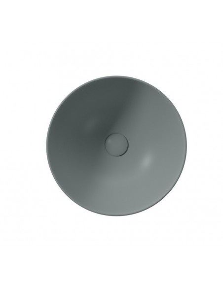 rund håndvask vask bordmonteret bordplade keramik badeværelse