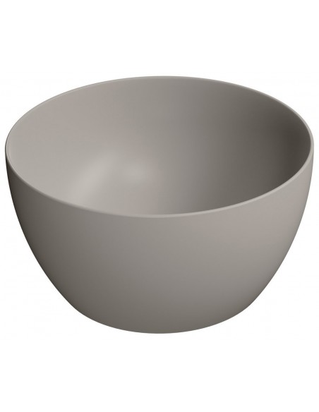 rund håndvask vask bordmonteret bordplade keramik badeværelse