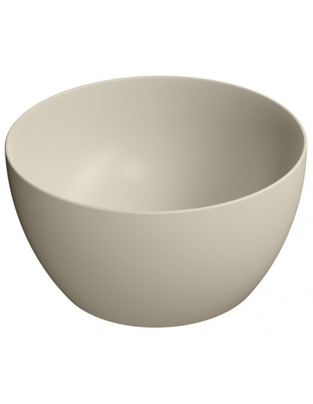 rund håndvask vask bordmonteret bordplade keramik badeværelse