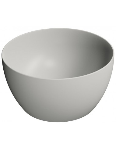 rund håndvask vask bordmonteret bordplade keramik badeværelse