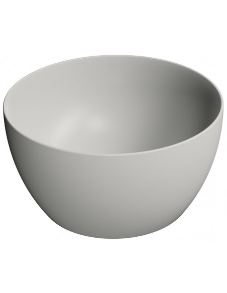 rund håndvask vask bordmonteret bordplade keramik badeværelse