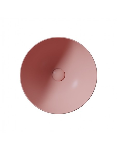 rund håndvask vask bordmonteret bordplade keramik badeværelse