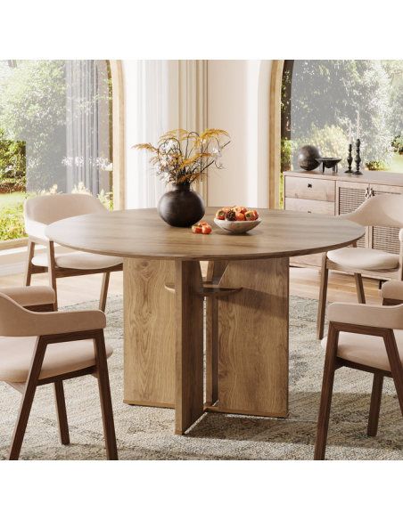 rundt 100 spisebord indretning billigt træ moderne nordisk design