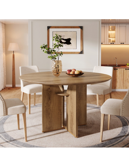 rundt 100 spisebord indretning billigt træ moderne nordisk design