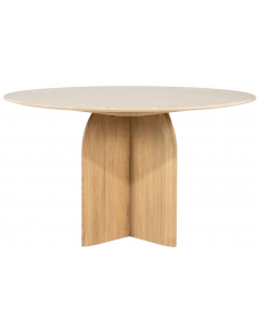 Rundt spisebord eg egetræ træ moderne design køkken alrum stuebord 2