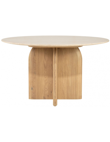 Rundt spisebord eg egetræ træ moderne design køkken alrum stuebord