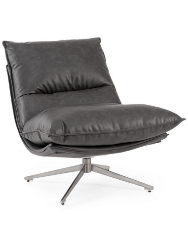 lænestol læder moderne design drej drejefod drejefunktion retro