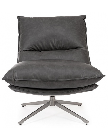 lænestol læder moderne design drej drejefod drejefunktion retro