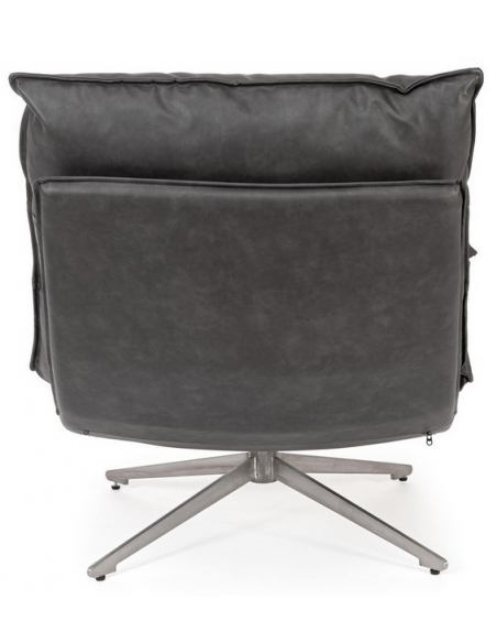 lænestol læder moderne design drej drejefod drejefunktion retro