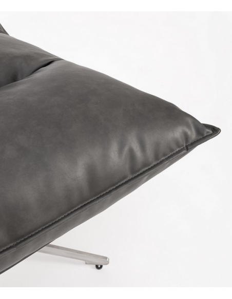 lænestol læder moderne design drej drejefod drejefunktion retro