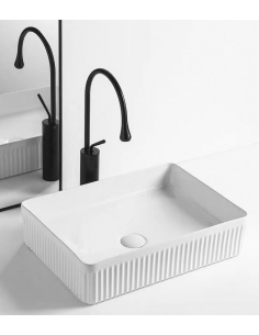 håndvask vask bordmonteret bordplade keramik badeværelse 2