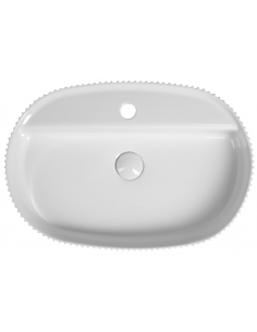 oval håndvask vask bordmonteret bordplade keramik badeværelse 2