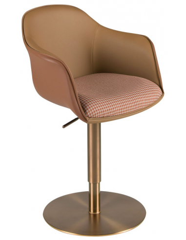 barstole med ryglæn træ læder erhvervsindretning restaurantmøbler