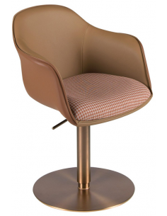 barstole med ryglæn træ læder erhvervsindretning restaurantmøbler 2