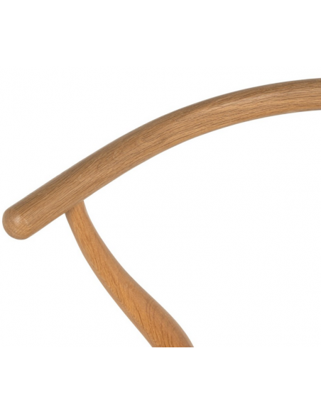 spisebordsstole træ eg egetræ moderne nordisk dansk design rattan flet armlæn