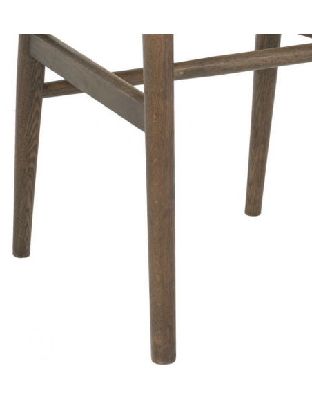 spisebordsstole træ eg egetræ moderne nordisk dansk design rattan flet armlæn