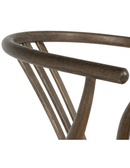 spisebordsstole træ eg egetræ moderne nordisk dansk design rattan flet armlæn